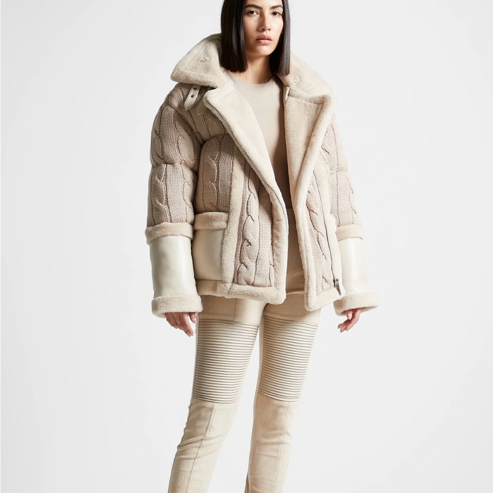 Maniere De Voir beige jacket